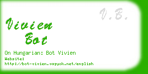 vivien bot business card